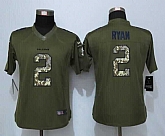 Women Limited Nike Atlanta Falcons #2 Ryan Green Salute To Service Jersey,baseball caps,new era cap wholesale,wholesale hats